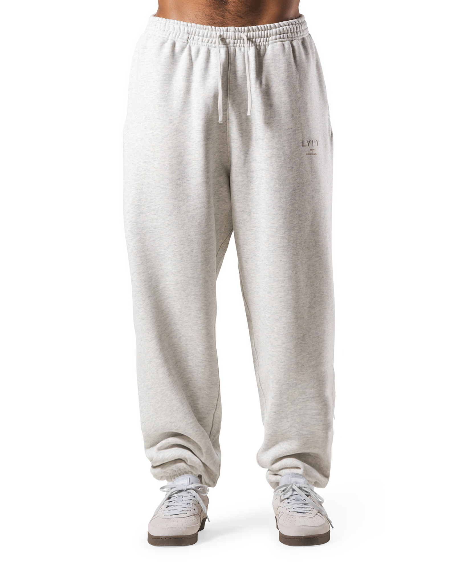 Relax Fit Loose Sweat Pants - Ivory – LÝFT