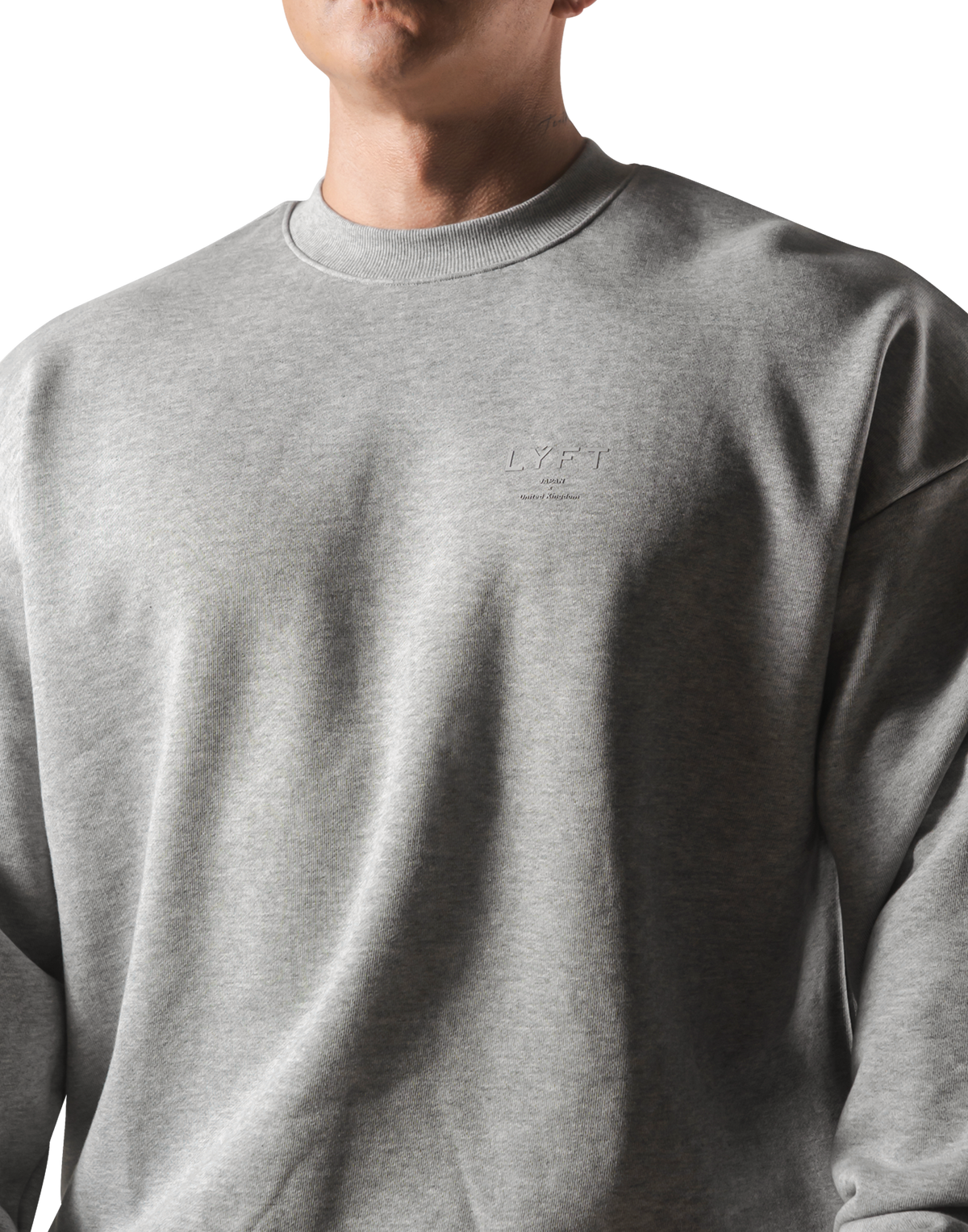 One Point LÝFT Oversize Crewneck Sweatshirt - Grey