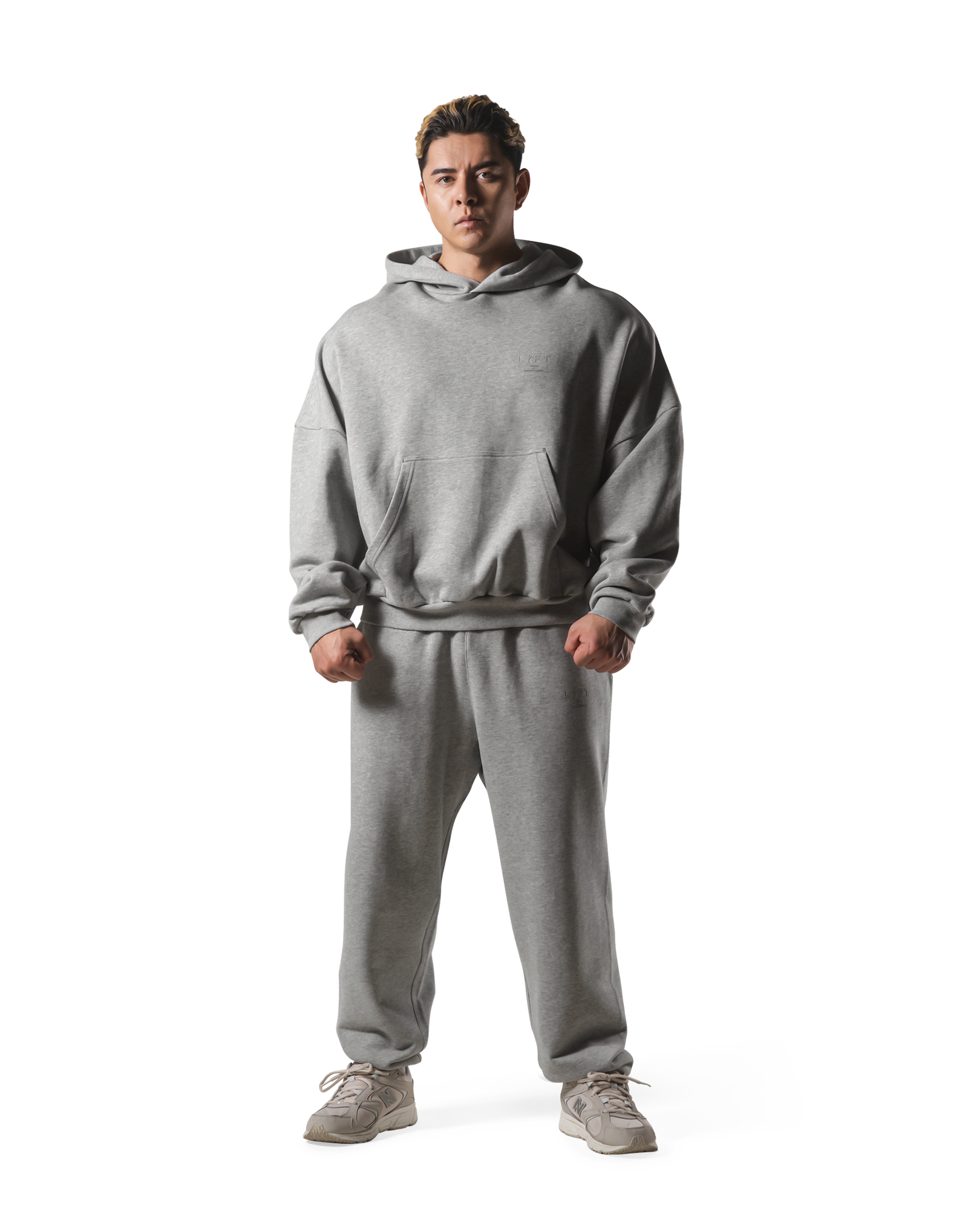 トップス ONE POINT LYFT OVERSIZE SWEAT HOODIE One Point LYFT Oversize Sweat Hoodie - Grey – LÝFT