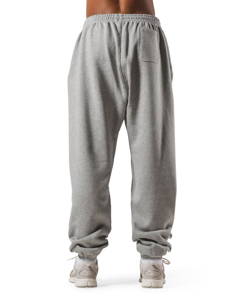 Relax Fit Loose Sweat Pants - Grey
