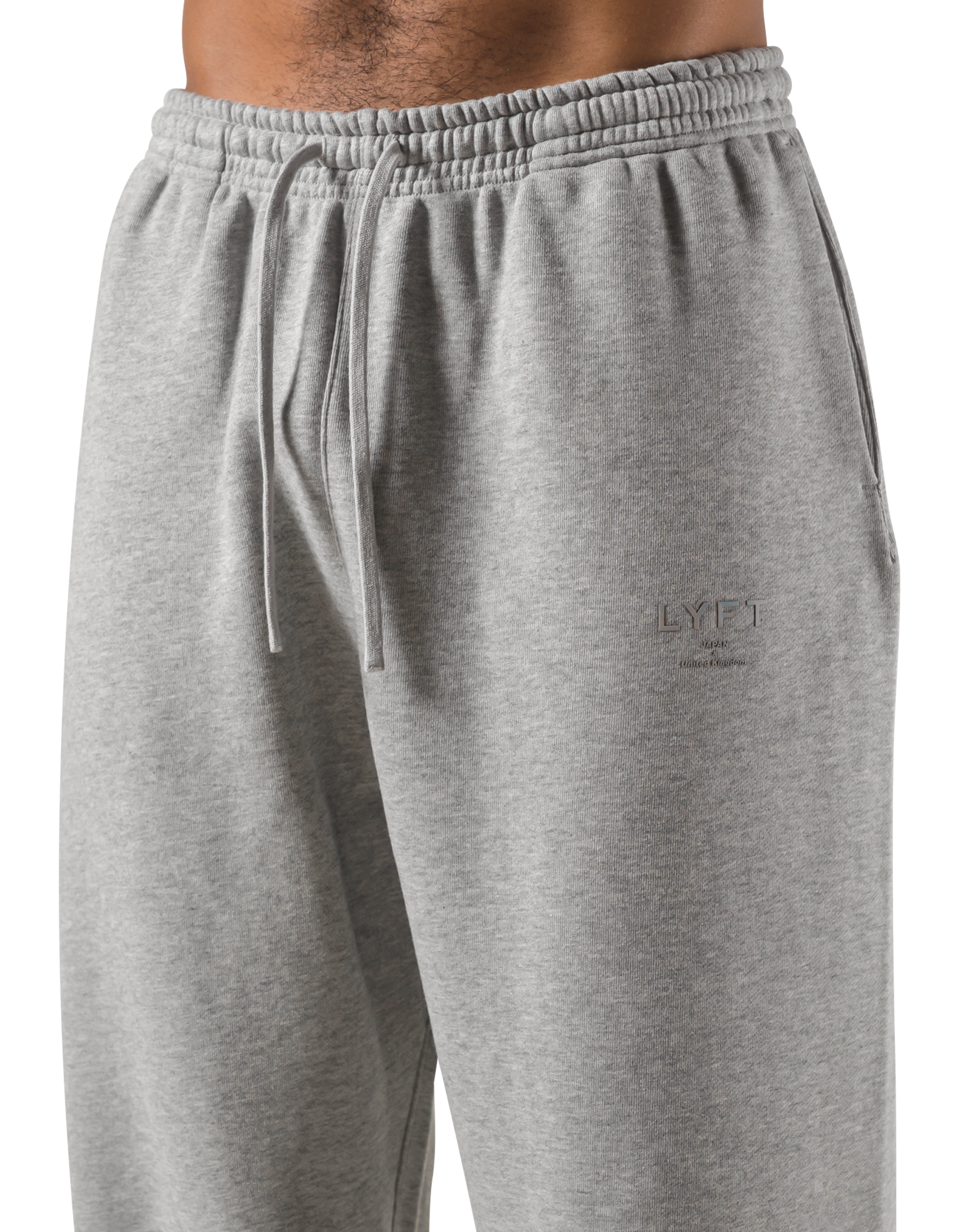 Relax Fit Loose Sweat Pants - Grey – LÝFT
