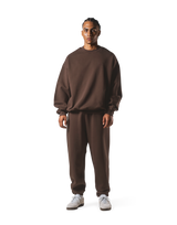 One Point LÝFT Oversize Crewneck Sweat - Brown