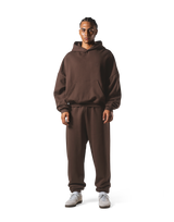 One Point LÝFT Oversize Sweat Hoodie - Brown