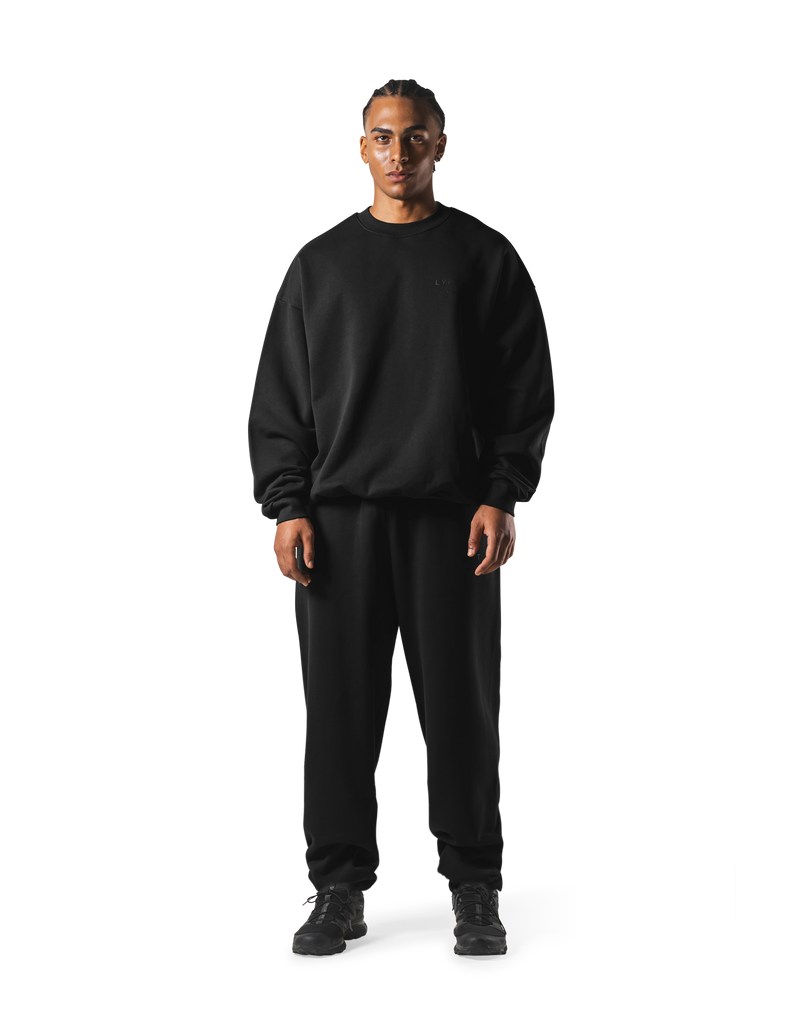 One Point LÝFT Oversize Crewneck Sweat - Black