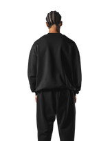 One Point LÝFT Oversize Crewneck Sweat - Black