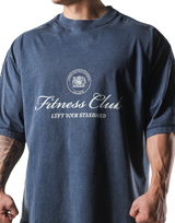 Vintage Emblem Extra Big T-Shirt - Navy