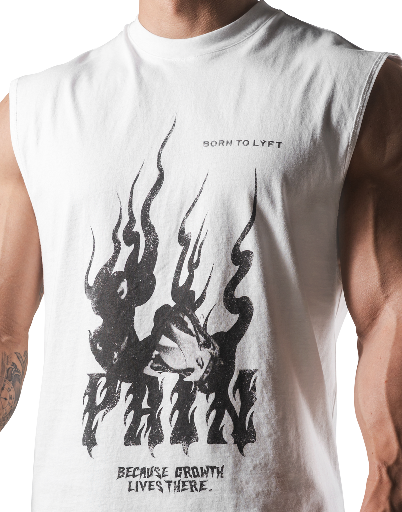 k*n様 LYFT Fang Graphic Vintage Tanktop k*n様 LYFT Fang Graphic