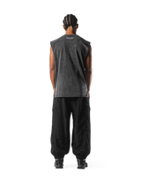 Fire Panther Graphic Vintage Tanktop - Black