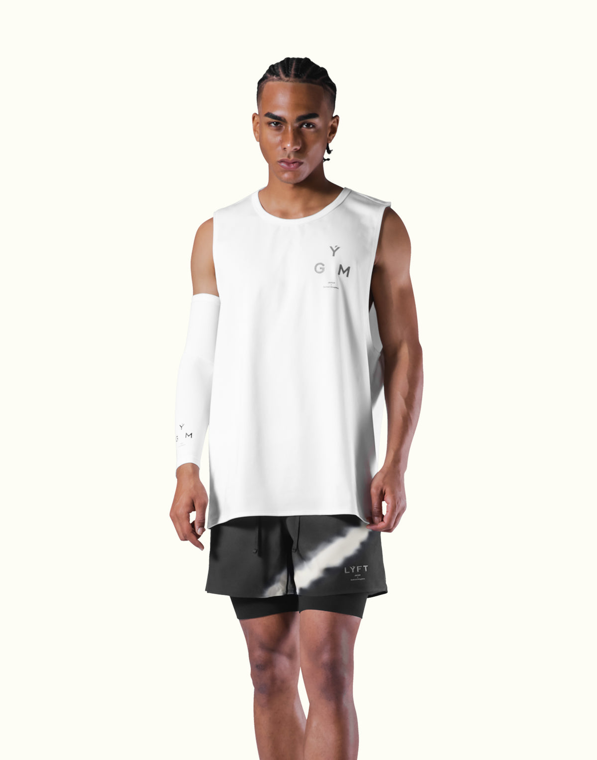 2Way Stretch Loose Fit Tanktop Ver.2 - White