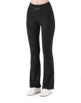 High Rise Flare Leggings - Black