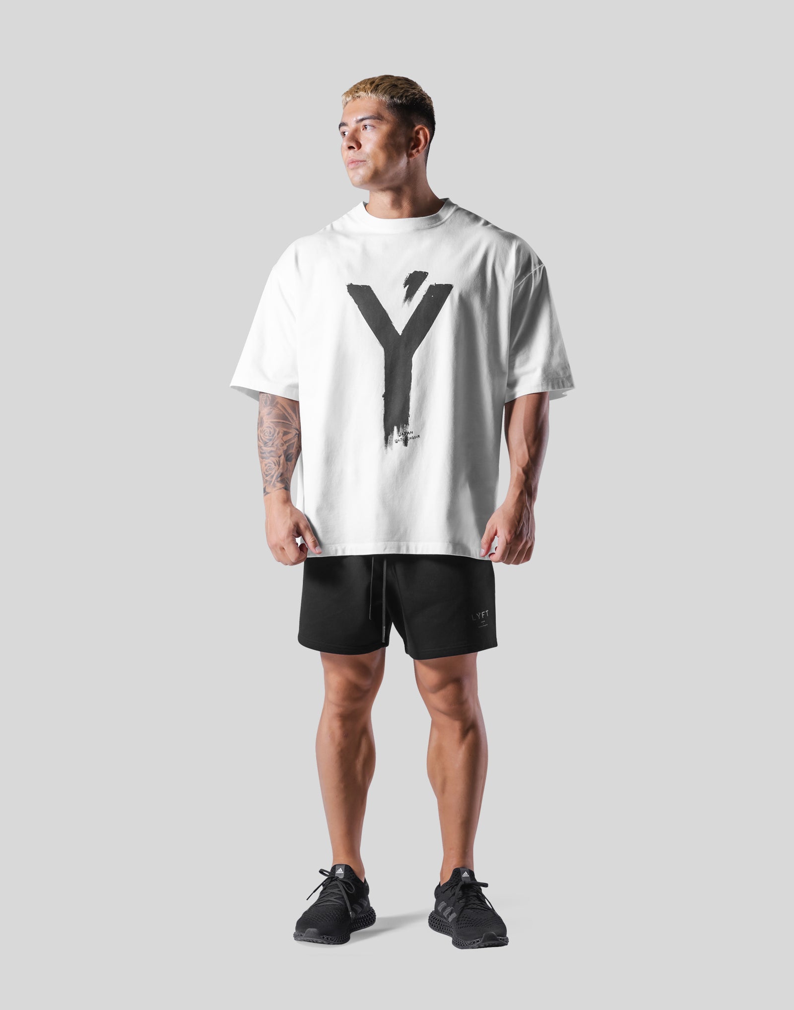 Brush Y Big T-Shirts - White – LÝFT