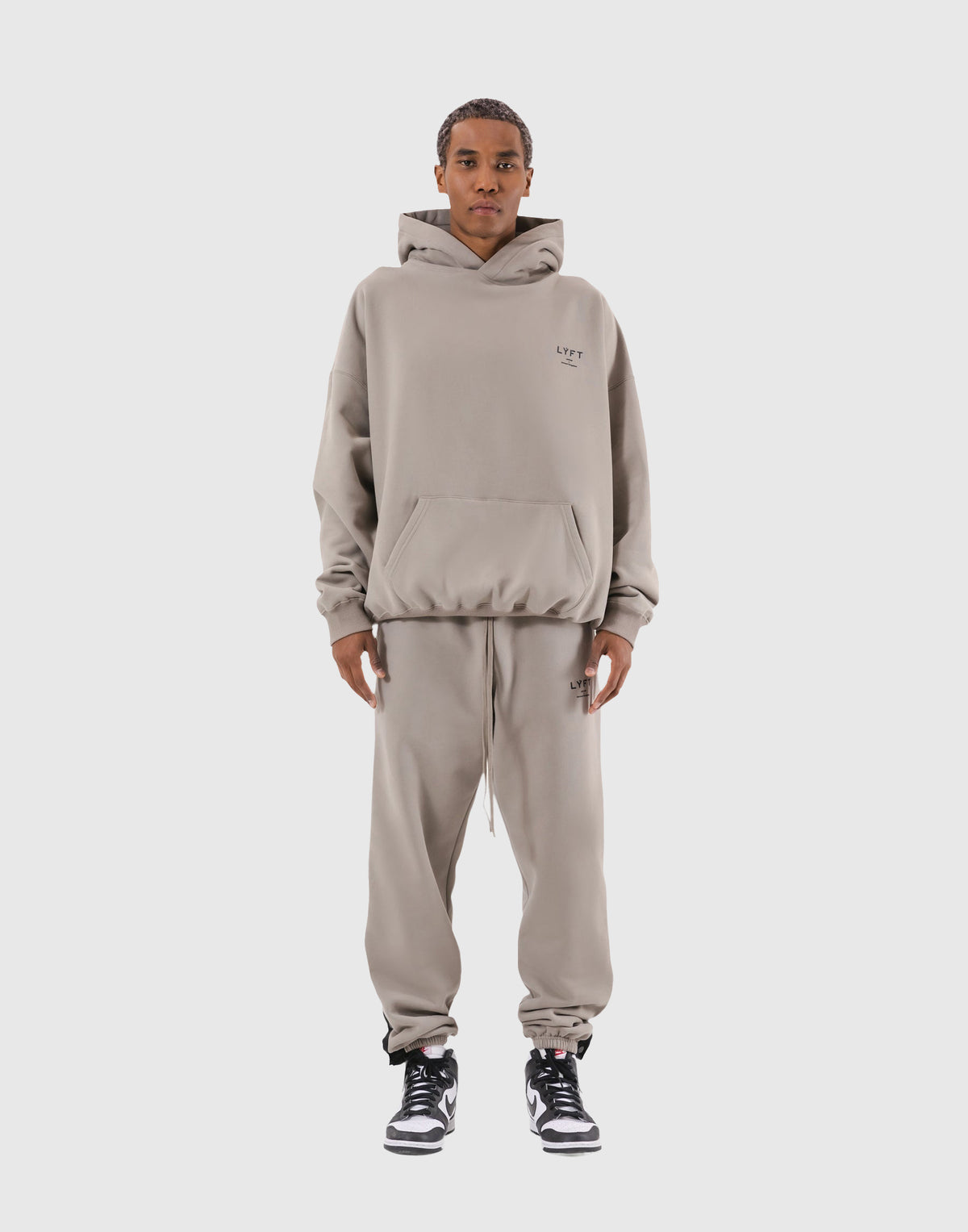 GÝM Oversize Sweat Hoodie - Beige