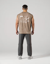 Extend Cotton Team LÝFT Graphic Tanktop - Beige