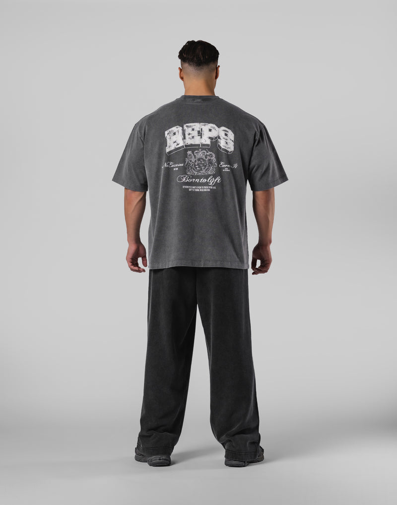 REPS Graphic Vintage Big T-Shirts - D.Grey – LÝFT