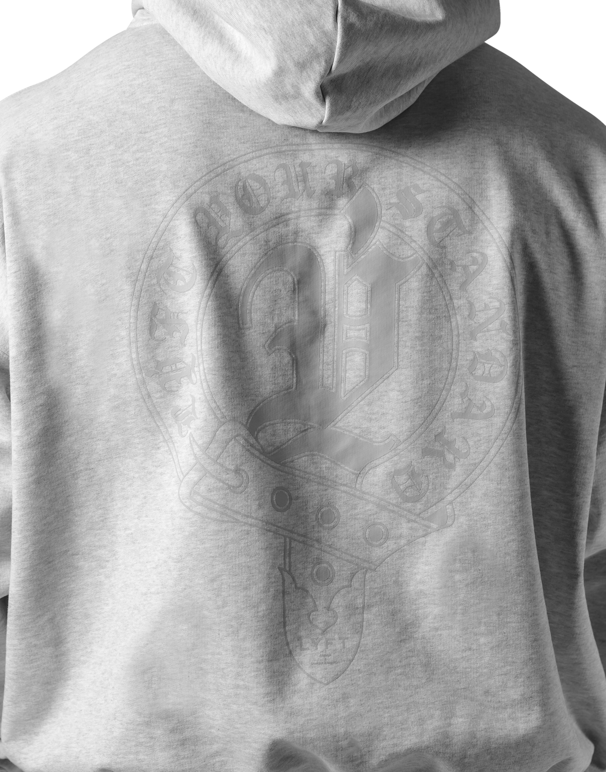 Old English Sweat Hoodie - Grey