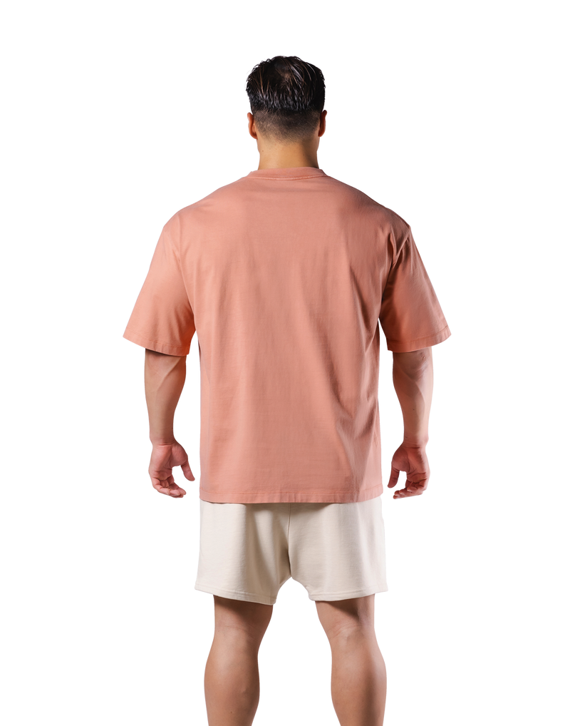 LÝFT Logo Vintage Big T-Shirt V.2 -Shirt - Orange