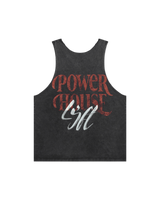 LÝFT × Power House Gym Vintage Relax Tanktop - Black