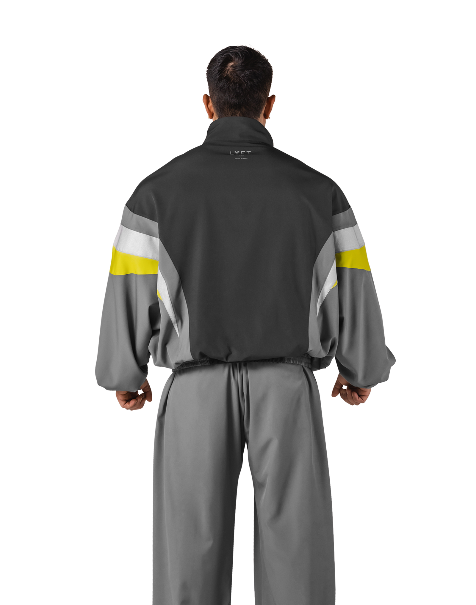 2Line Oversize Track Jacket V.2 - D.Grey – LÝFT