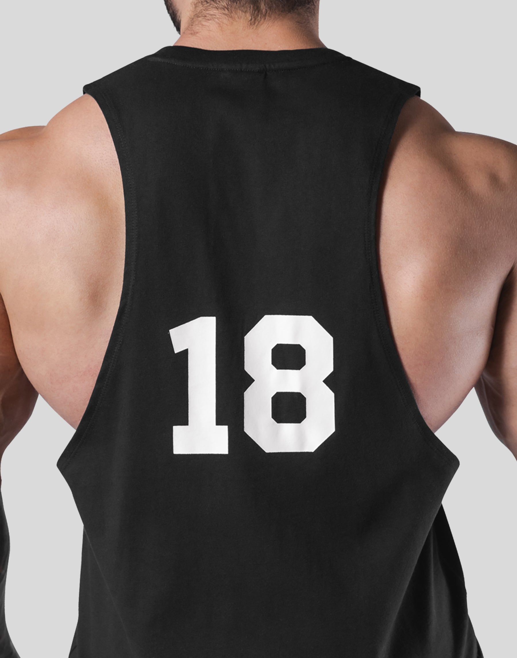 18 Logo Drop Tanktop - Black – LÝFT
