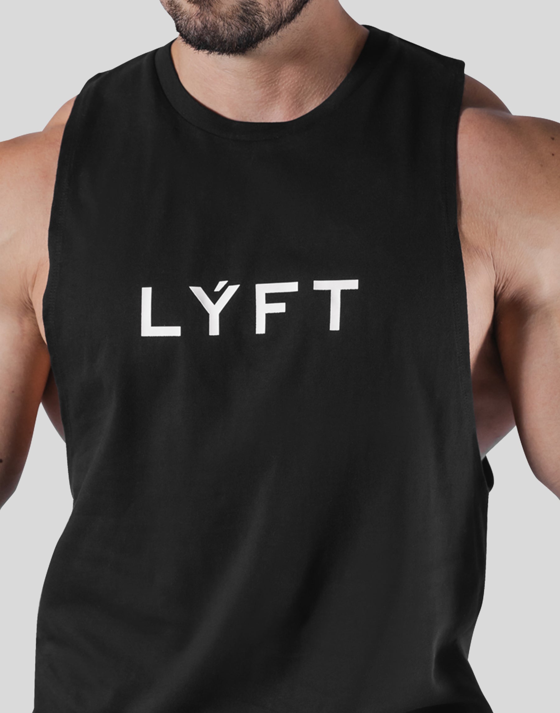 18 Logo Drop Tanktop - Black – LÝFT