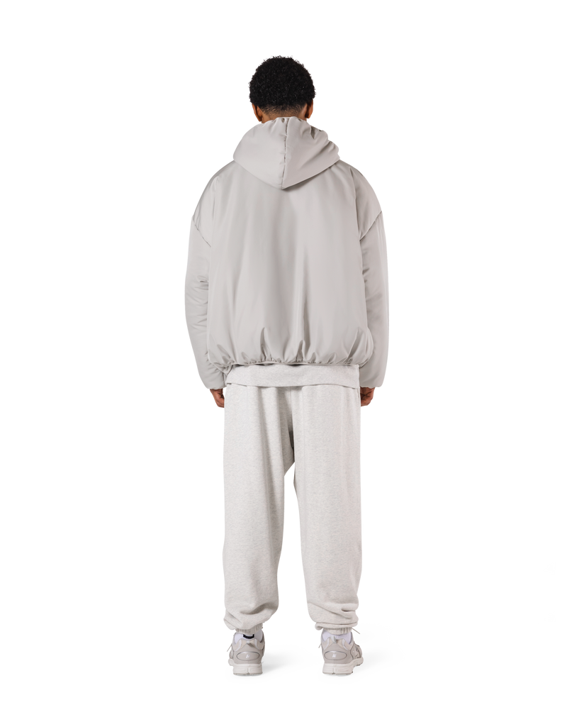 Oversize Hooded Puffer Jacket - Ivory – LÝFT Oversize Hooded Puffer Jacket - Ivory – LÝFT