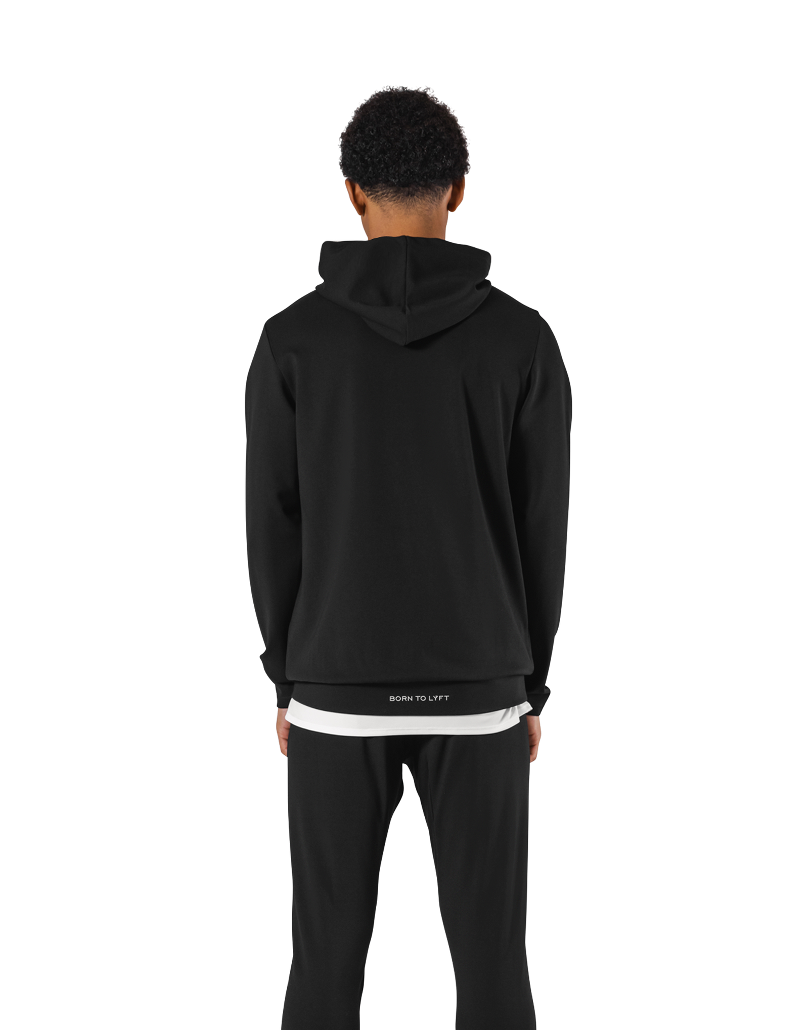Standard Fit Stretch Pullover Hoodie - Black – LÝFT