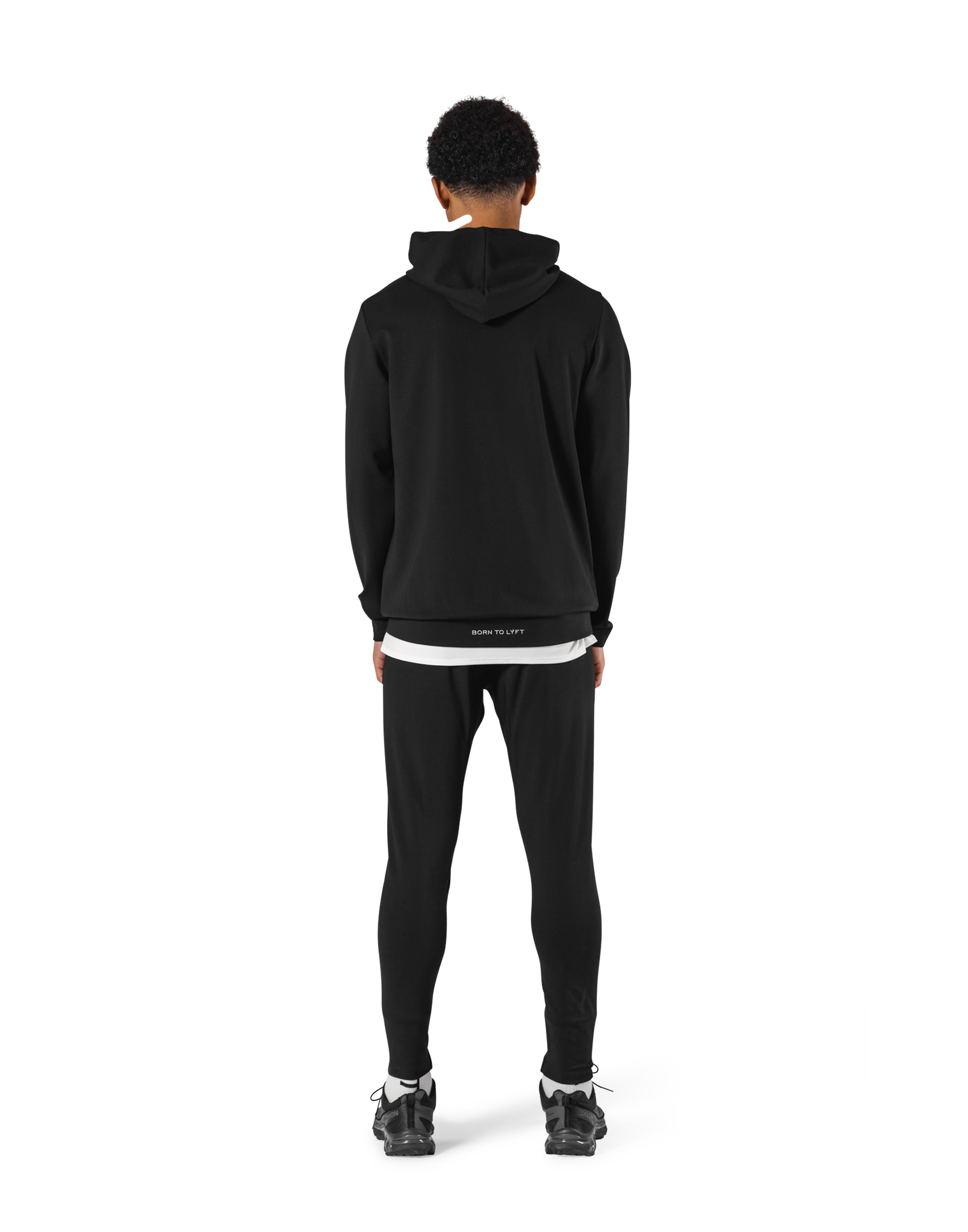 Standard Fit Stretch Pullover Hoodie - Black – LÝFT