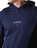 Standard Fit Stretch Pullover Hoodie - Navy