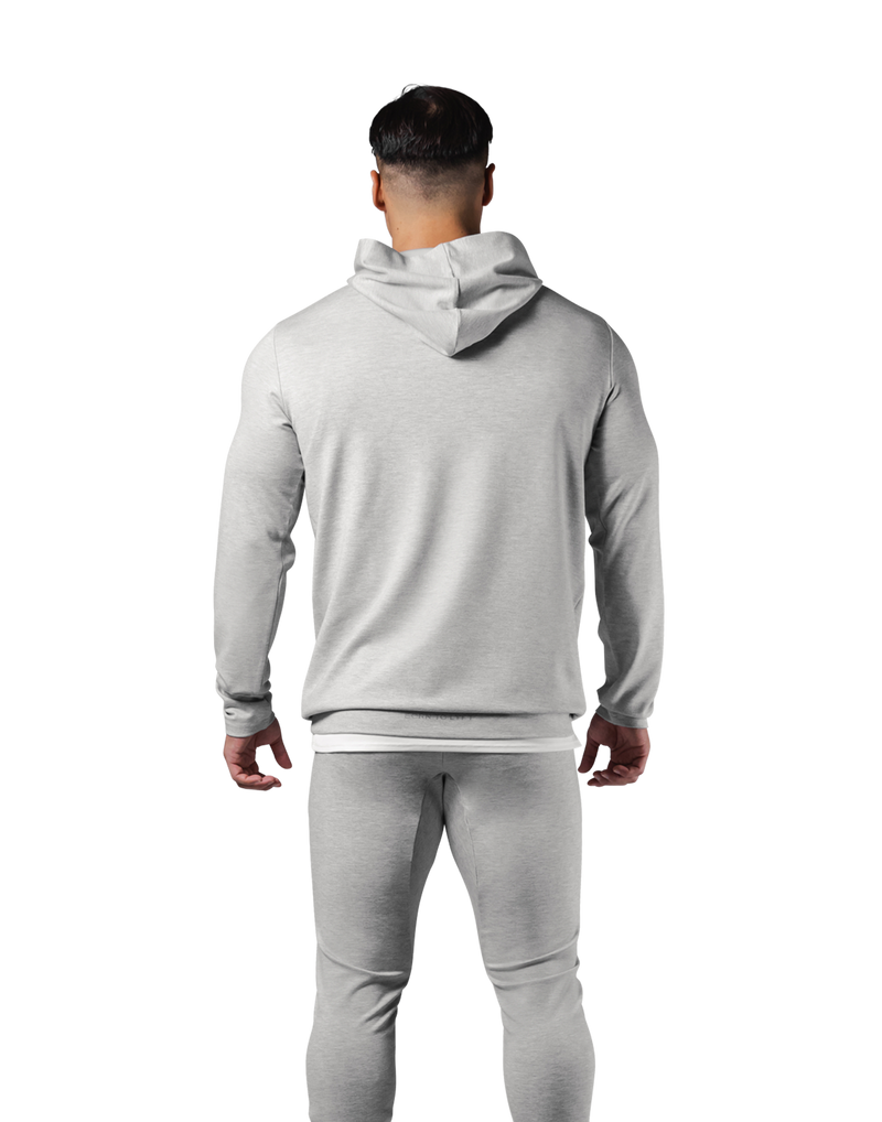 Standard Fit Stretch Pullover Hoodie - Grey