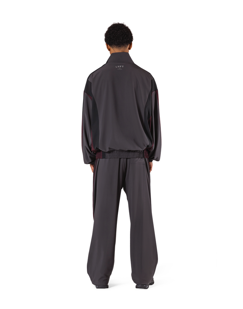2Line Oversize Track Jacket - D.Grey – LÝFT 2Line Oversize Track Jacket - D.Grey – LÝFT