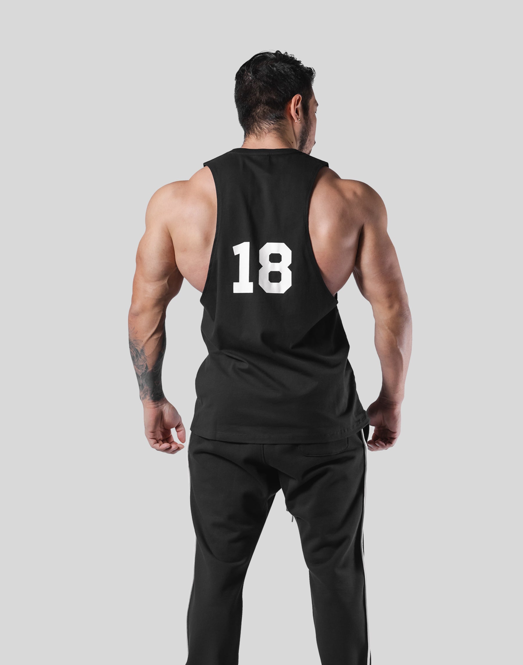 18 Logo Drop Tanktop - Black – LÝFT