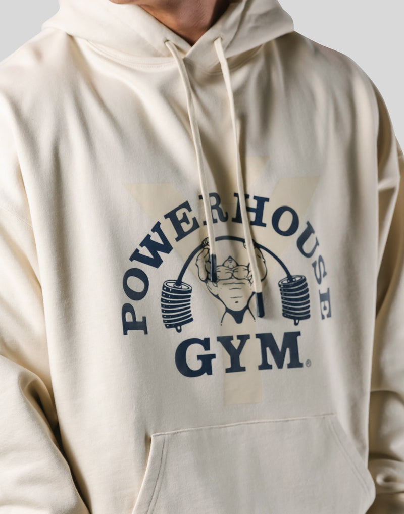 LÝFT × Power House Gym Oversize Sweat Hoodie - Ivory