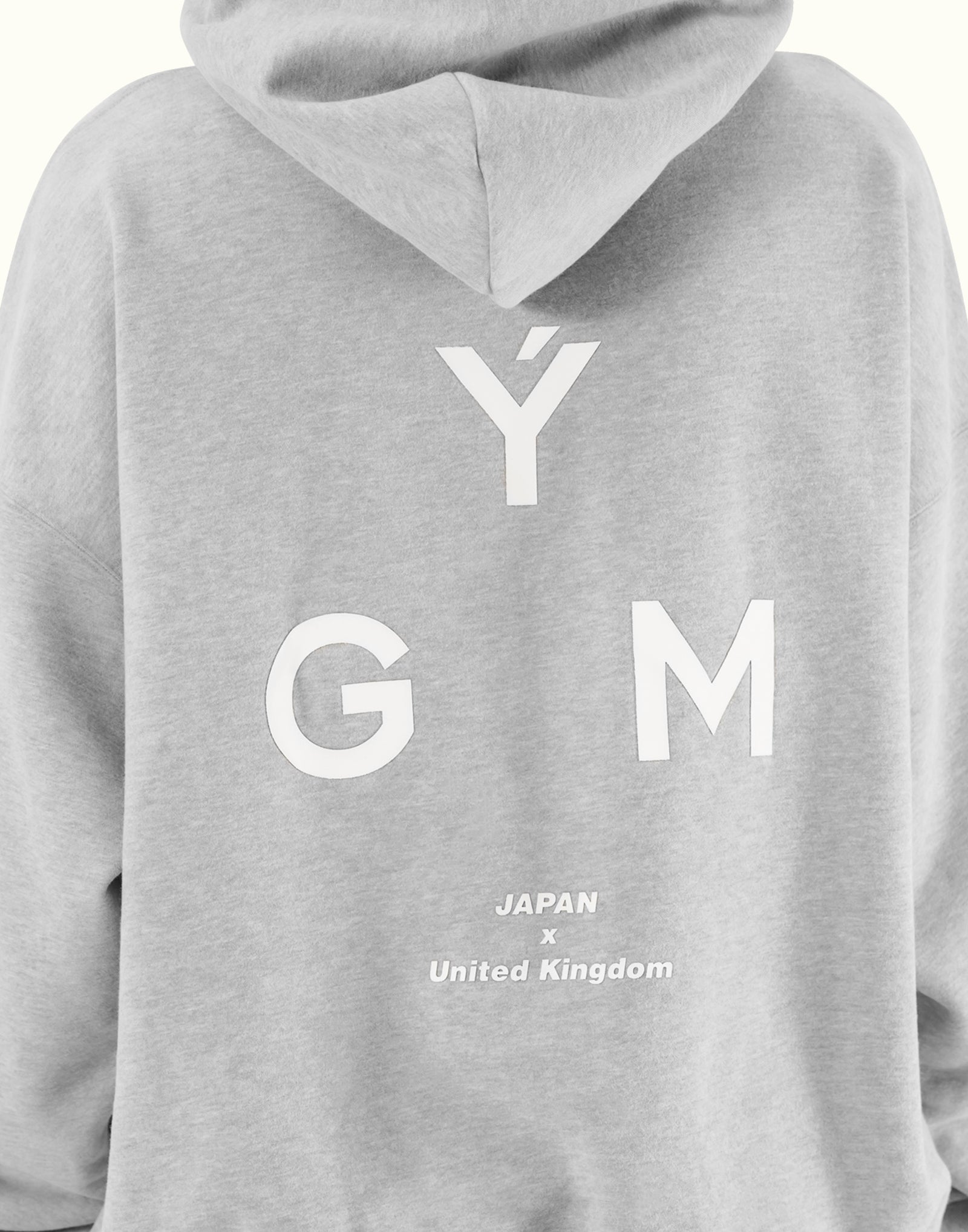 GÝM Oversize Sweat Hoodie - Grey – LÝFT