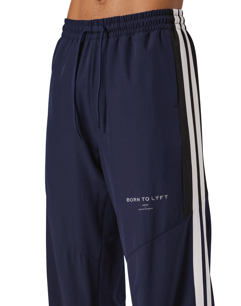 2Line Adjustable Wide Track Pants - Navy – LÝFT 2Line Adjustable Wide Track Pants - Navy – LÝFT