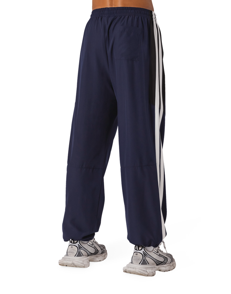 2Line Adjustable Wide Track Pants - Navy – LÝFT 2Line Adjustable Wide Track Pants - Navy – LÝFT