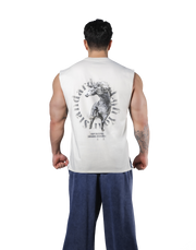 Horse Graphic Vintage Tanktop - Ivory