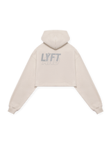 LÝFT × WIND AND SEA Wide Cropped Hoodie - Ivory