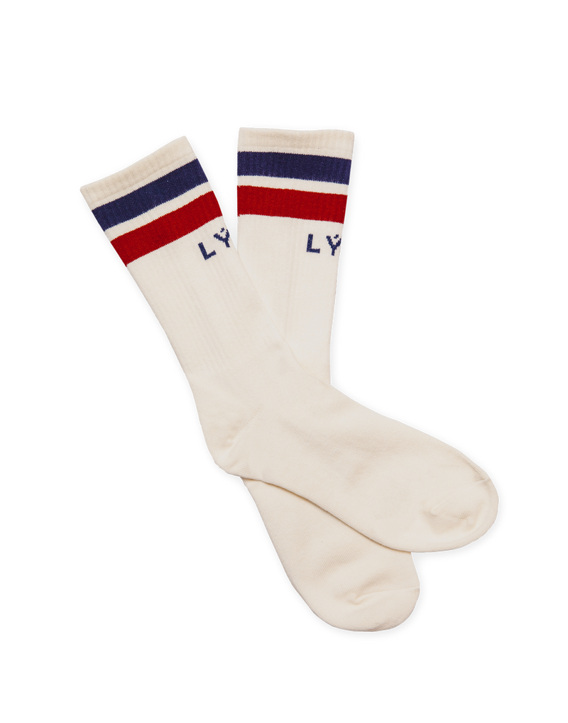 LÝFT 2Line Socks - White