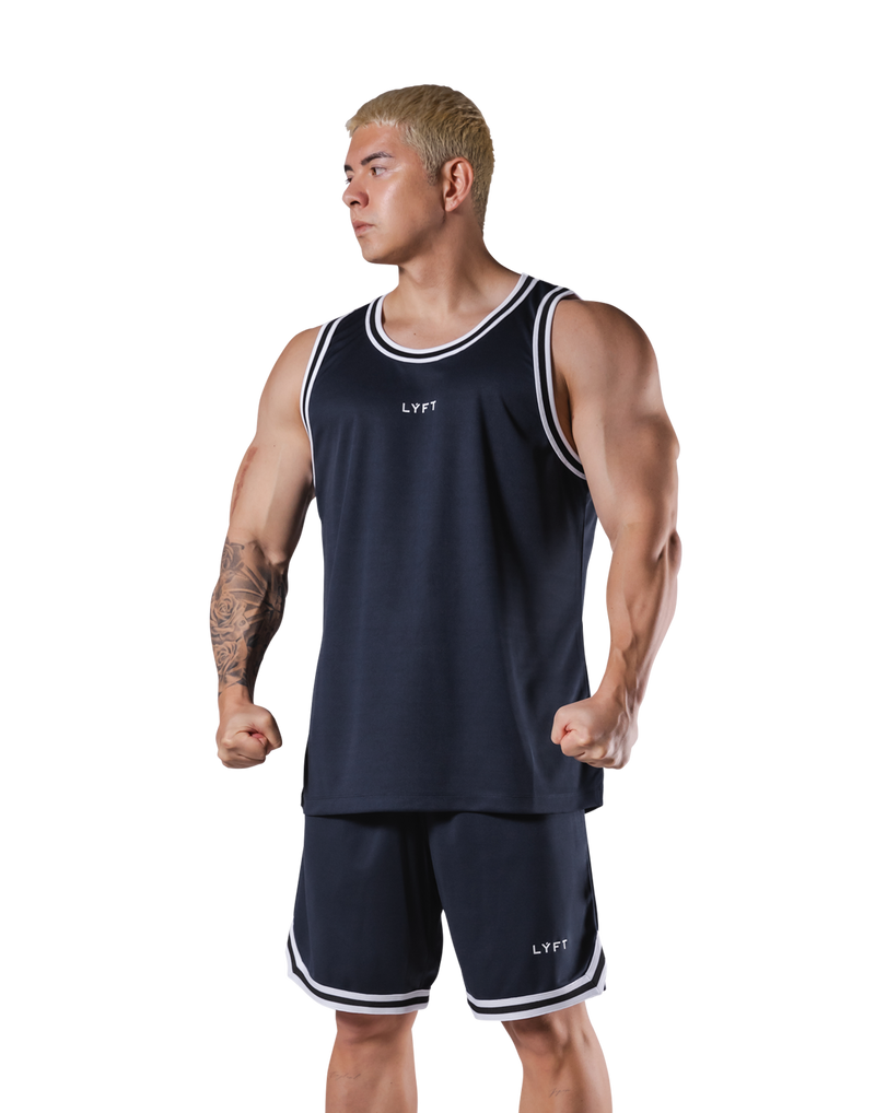 Standard Basketball Tanktop - Navy