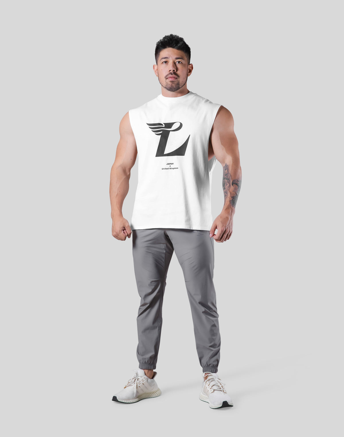 Wing L Logo No Sleeve - White