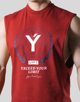 Y Plate Logo No Sleeve - Red