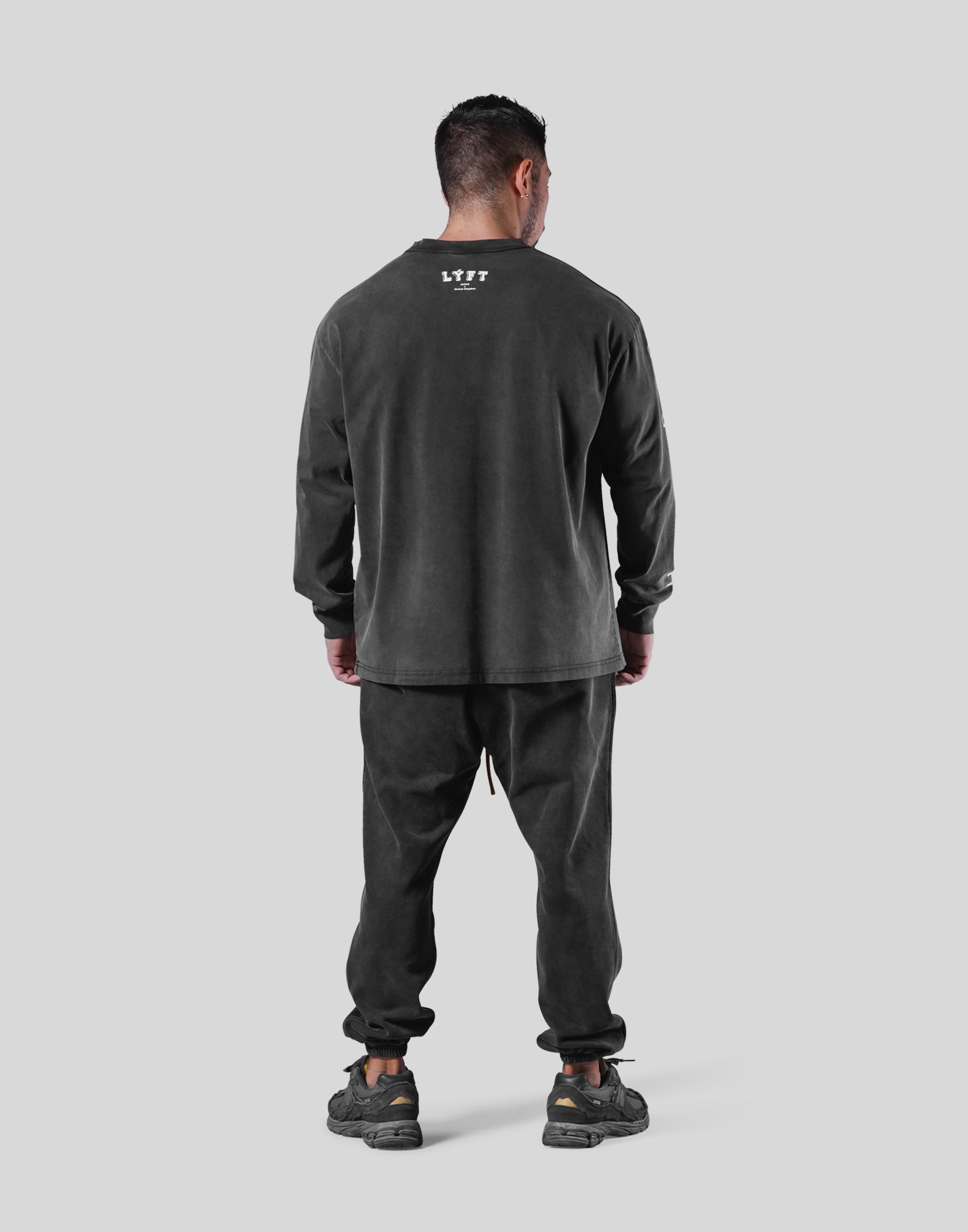 College Logo Vintage Long T-Shirt - Black – LÝFT
