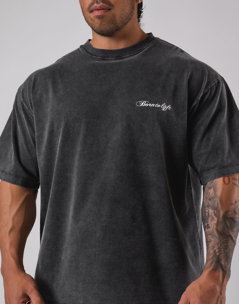 REPS Graphic Vintage Big T-Shirts - Black – LÝFT