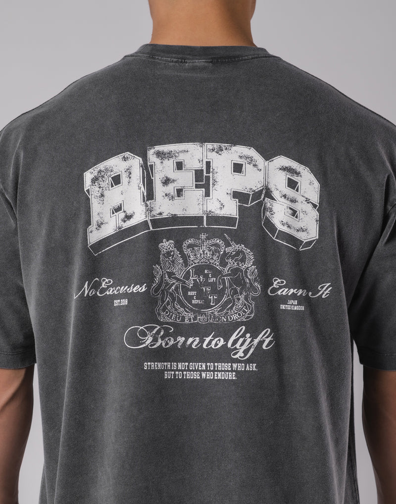 REPS Graphic Vintage Big T-Shirts - D.Grey – LÝFT