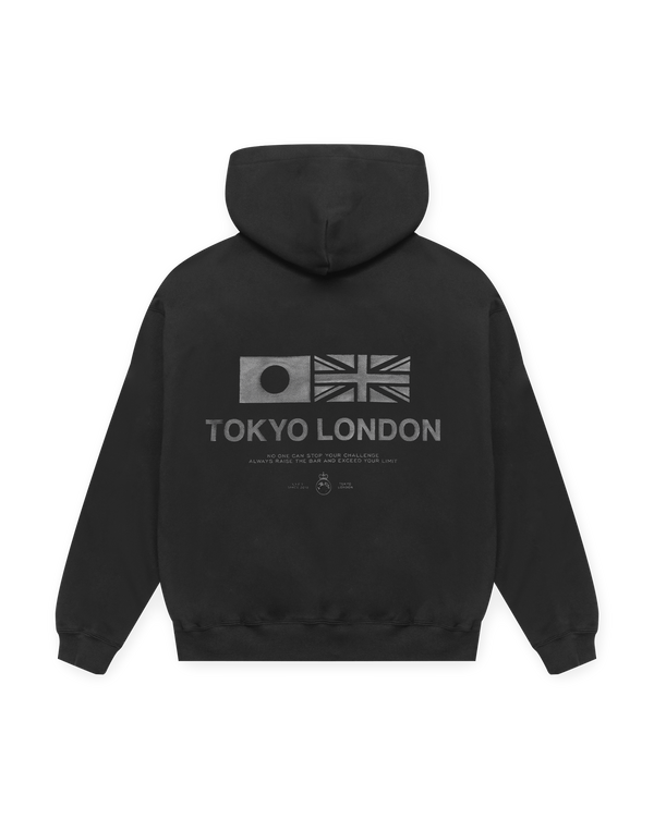 Black Flag Hoodie - Black