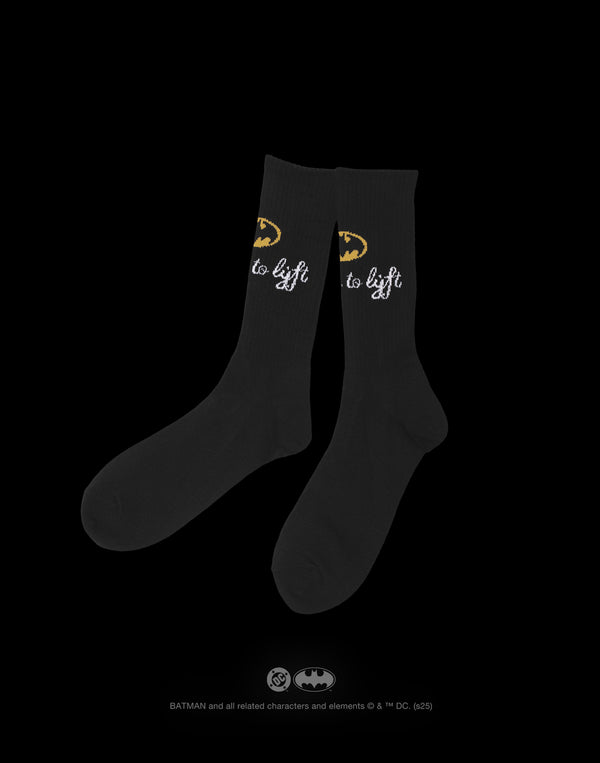 BATMAN / Bat Signal Socks - Black