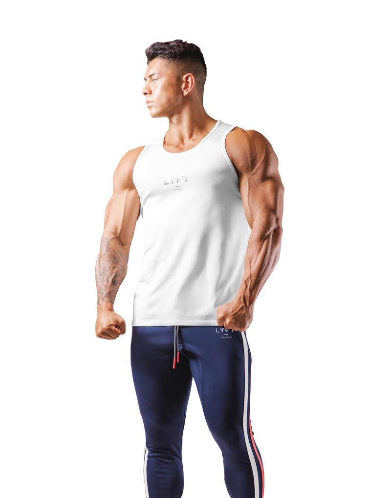 2Way Stretch Standard Tanktop - White