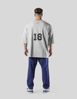 18 Logo Extra Big T-Shirt - Grey