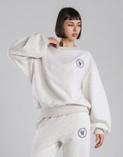 Sorona® Ring Logo Crewneck Sweatshirt - Grey