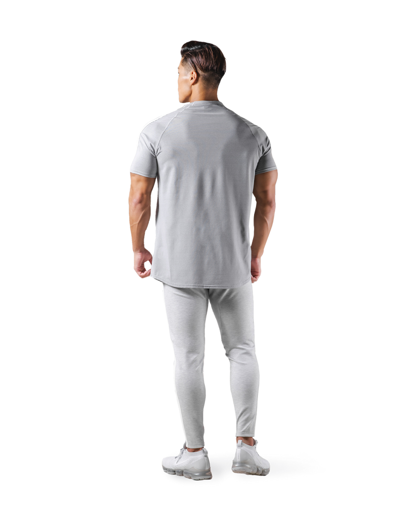 Slim Fit 2 Line T-Shirt 2 - Grey